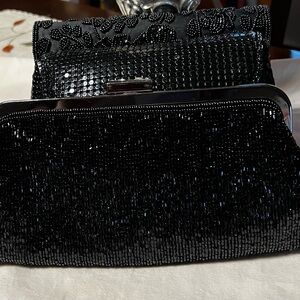 Elegant Black Sequin Evening Bags